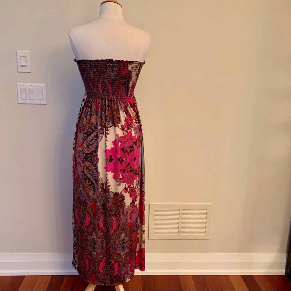 Multi-Patterned Maxi Dress - Picture 3 of 7